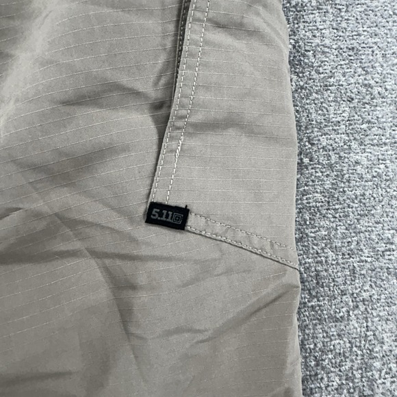 5.11 Tactical Fast Tac Cargo Pants Women Size 20 Straight Fit Ripestop Beige NEW - Picture 7 of 12